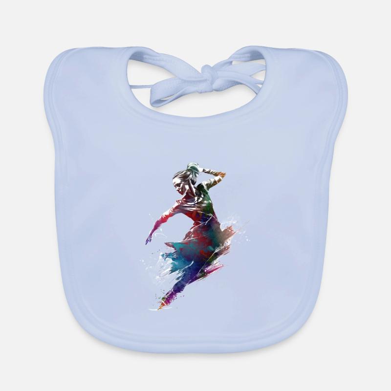 Eiskunstlauf, Sportkunst, #skating #figureskating # Baby Bio-Lätzchen