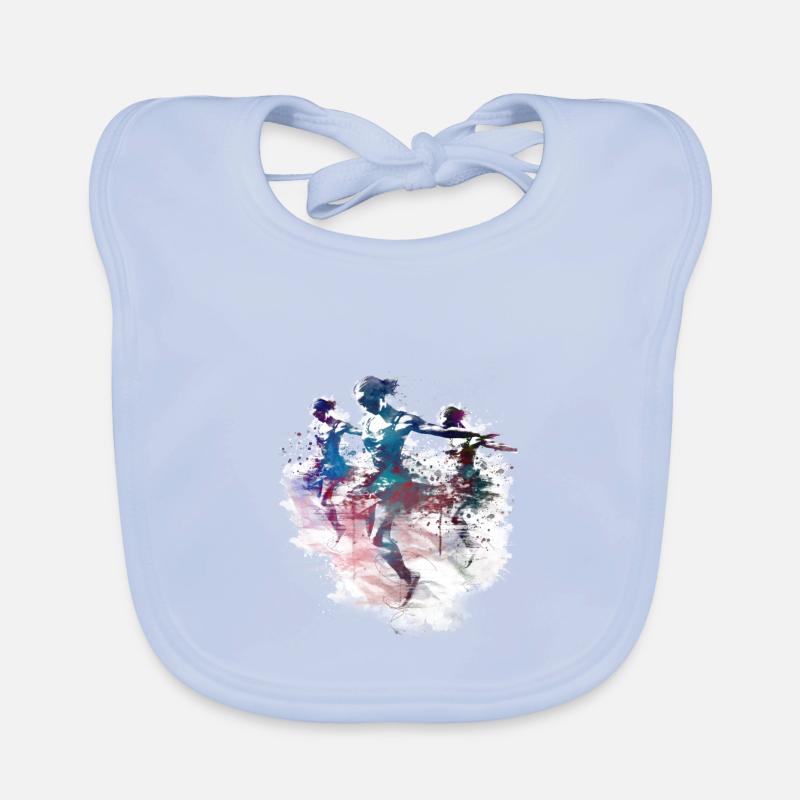 Natation synchronisée #sport Bavoir bio Bébé