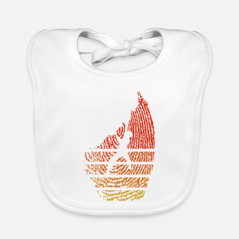 Sunset Summit Silhouette Baby Bio-Lätzchen