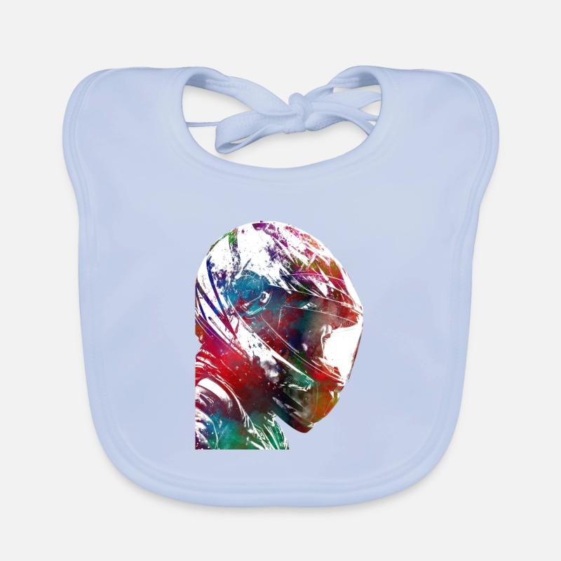 #motor #sport de course automobile Bavoir bio Bébé