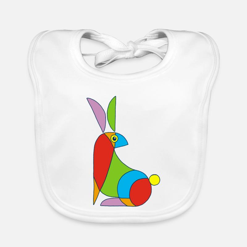Lustiger Hase Baby Bio-Lätzchen