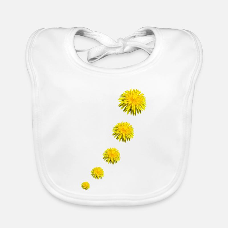 DANDELIONS II Bavoir bio Bébé