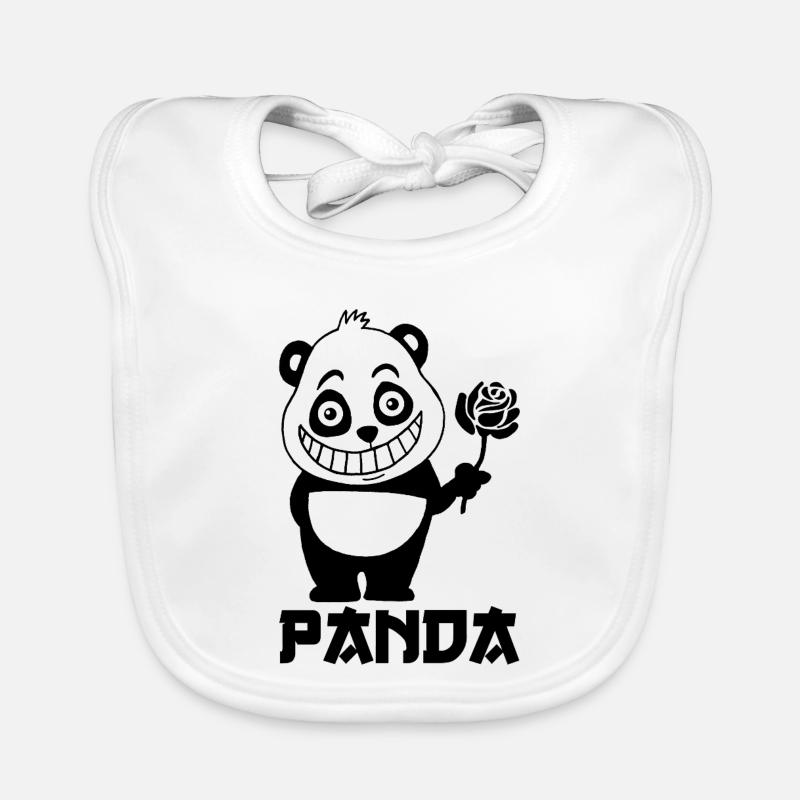 Panda mignon Bavoir bio Bébé
