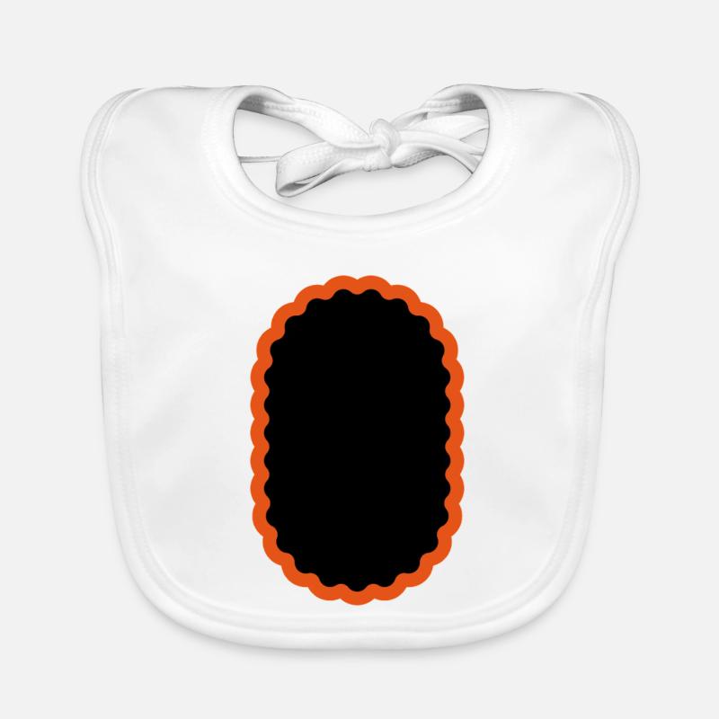 Patch vélo ovale, vélo patch vélo Bavoir bio Bébé