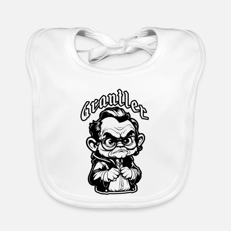 The Grumpy Man Organic Baby Bibs