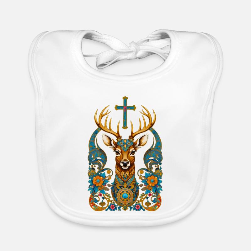 Cerf Bavoir bio Bébé