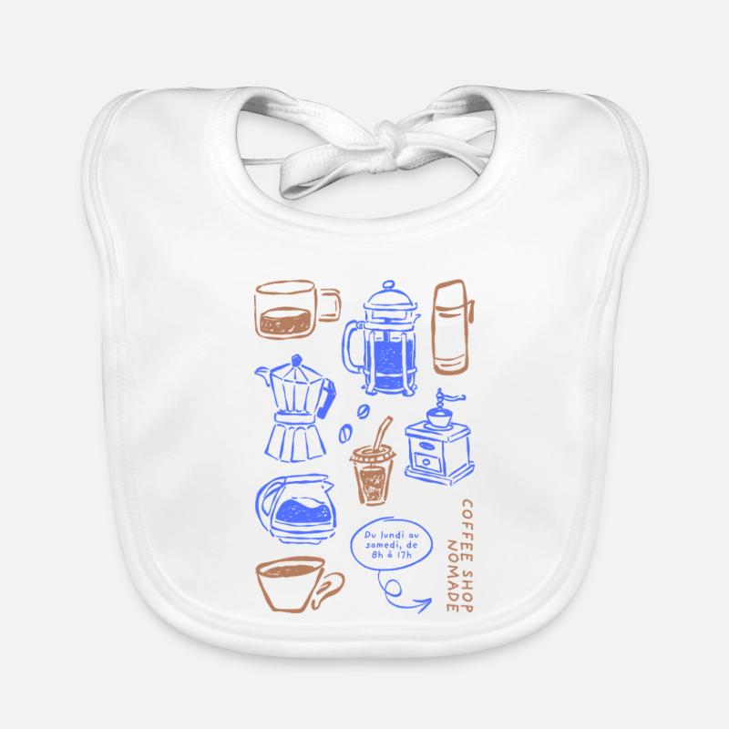 Coffeshop Essentials Baby Bio-Lätzchen