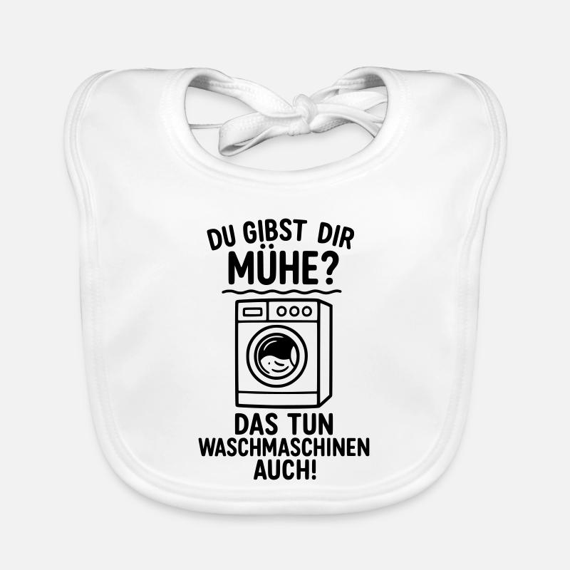 Washing machines trouble give work Organic Baby Bibs