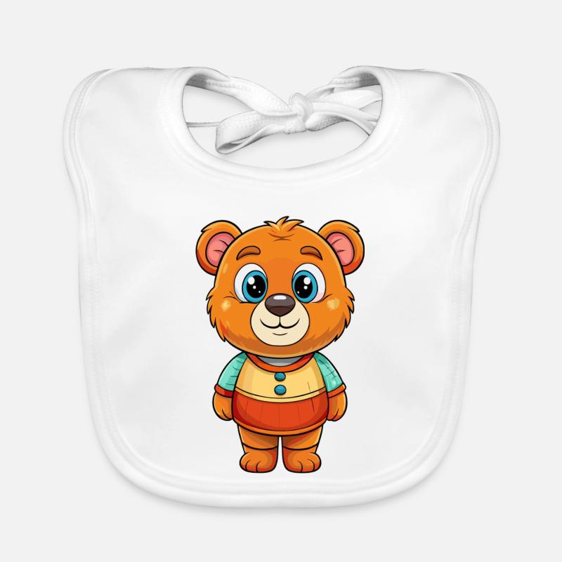 Bébé ours Bavoir bio Bébé
