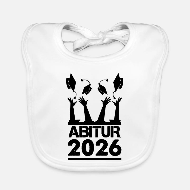 Abitur 2026 Graduation Ceremony Organic Baby Bibs