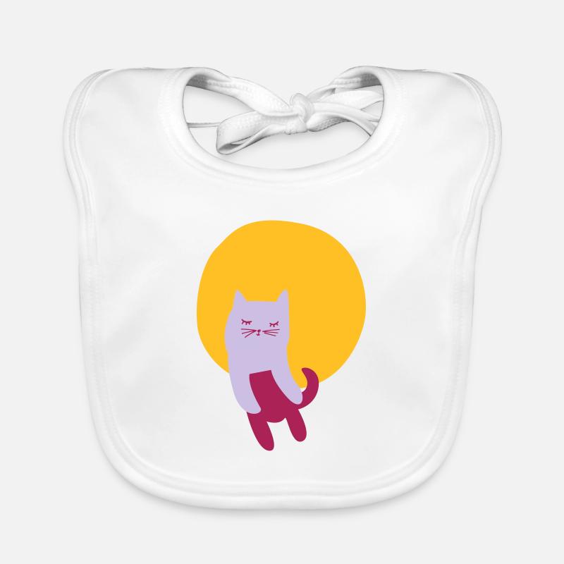point de chat doux Bavoir bio Bébé