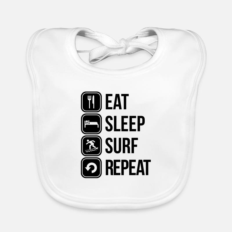 surfing Organic Baby Bibs