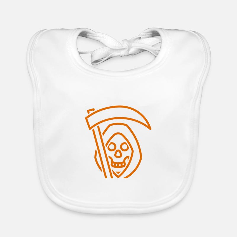 Grim Reaper Organic Baby Bibs