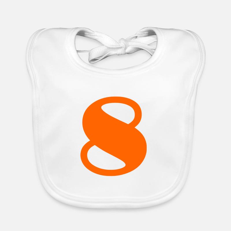 8. 8 YEARS. EIGHT. 8TH ANNIVERSARY. ANNIVERSARY Organic Baby Bibs