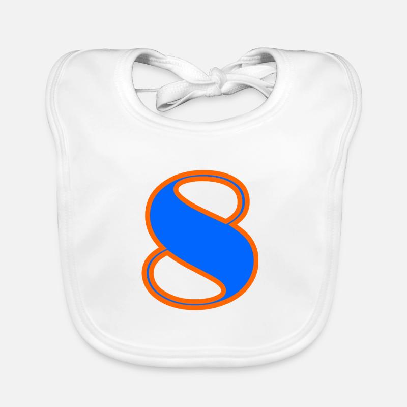 8 YEARS. 8TH ANNIVERSARY. BIRTHDAY 8 YEARS. 8 Organic Baby Bibs