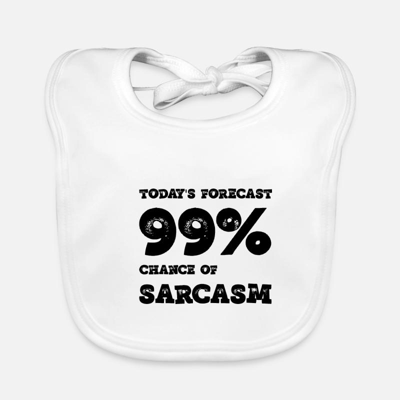 99% Witz Sarkasmus Ironie Baby Bio-Lätzchen