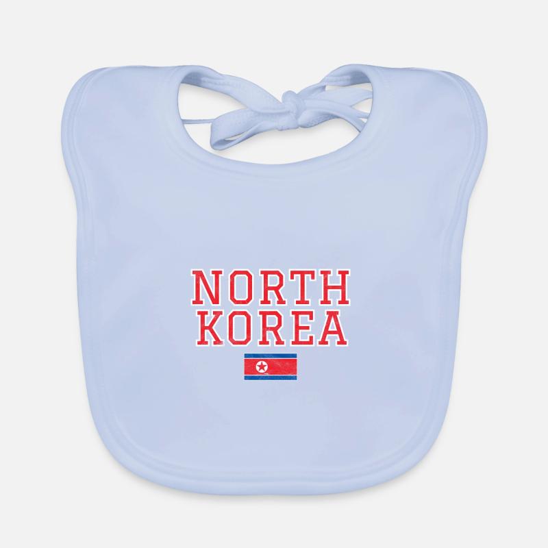 Corée du Nord Bavoir bio Bébé