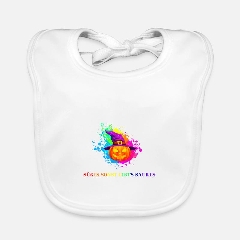 Halloween Sweets otherwise there is Sour Gift Idea Organic Baby Bibs