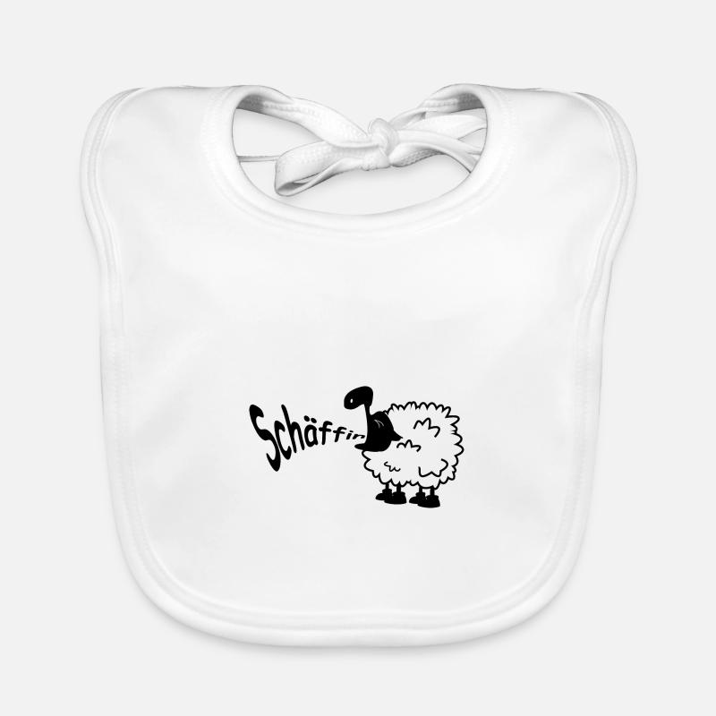 Sheep Says Sheep - humor sheep design Organic Baby Bibs