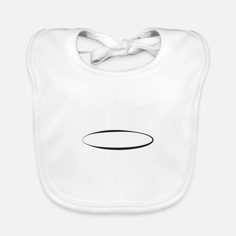Oval circle Organic Baby Bibs