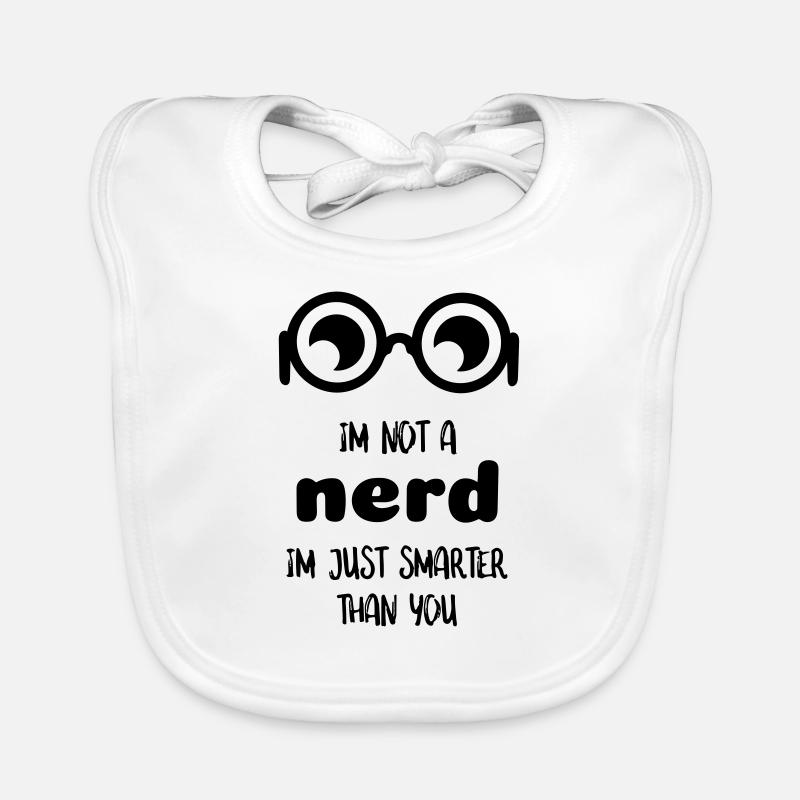 citation de nerd culte Bavoir bio Bébé