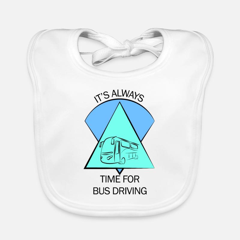 Bus Bus Driver School Bus Bus Bus Bus Driver Organic Baby Bibs