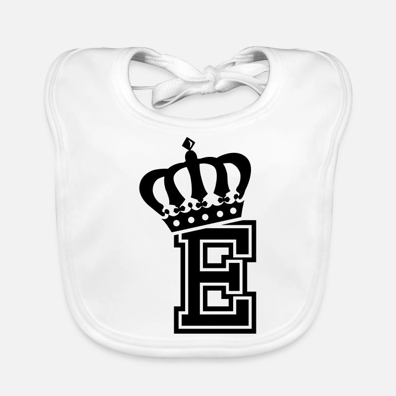 Lettre E Bavoir bio Bébé