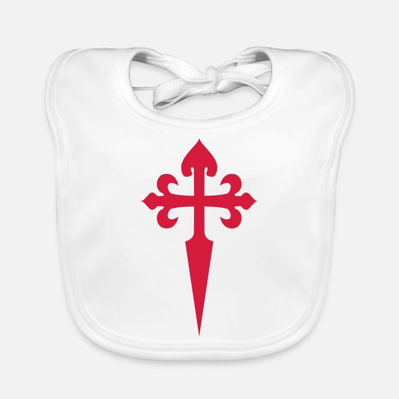 Croix St Jacques 1 Bavoir bio Bébé