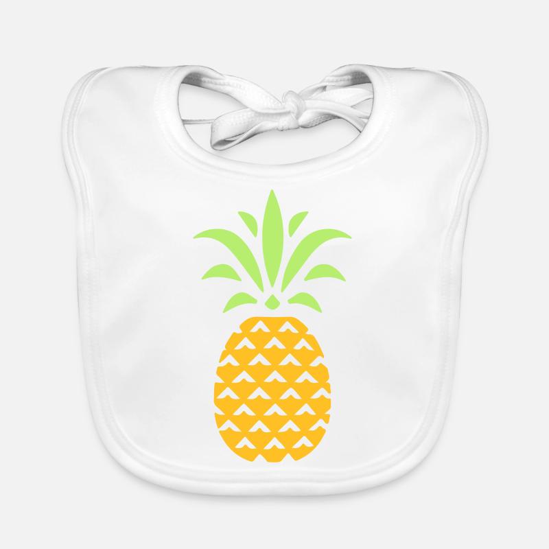 ANANAS STYLIZED Organic Baby Bibs