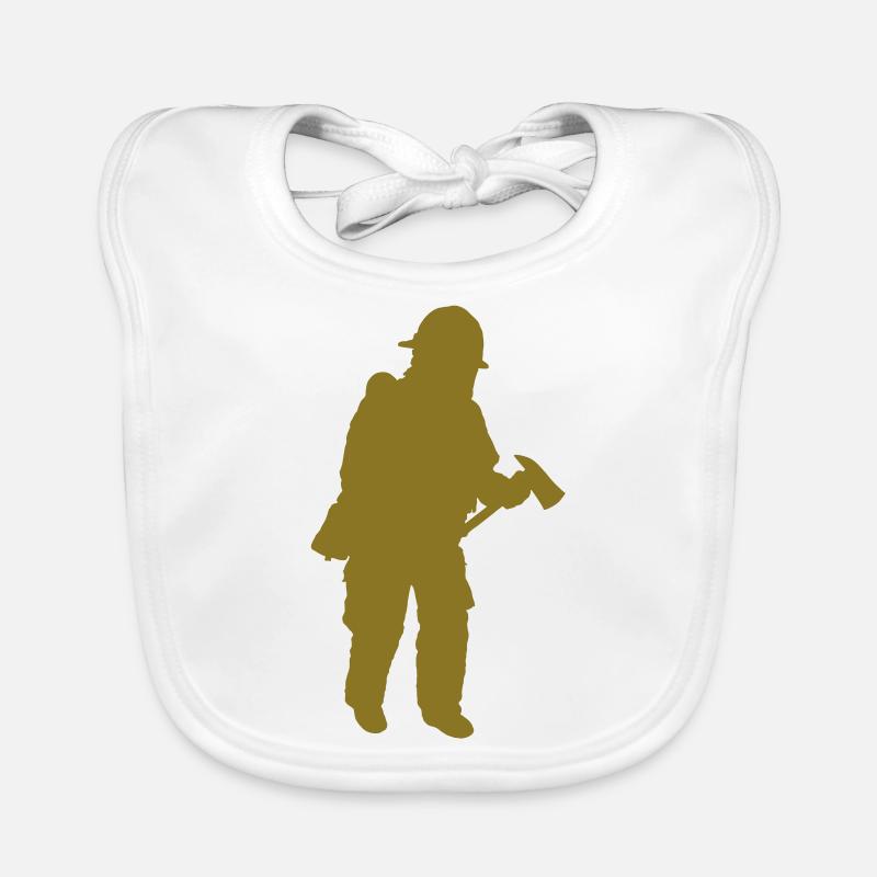 fireman Organic Baby Bibs