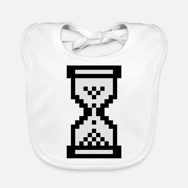 Hourglass cursor Organic Baby Bibs