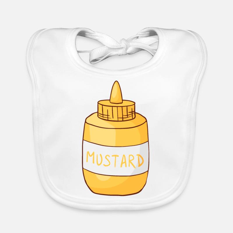 mustard Organic Baby Bibs