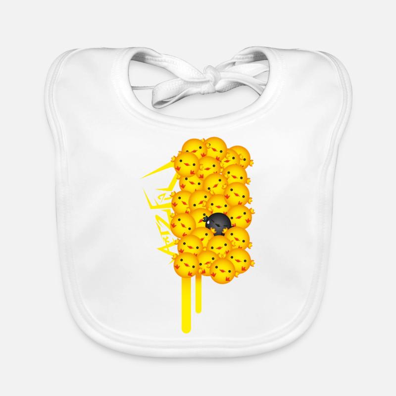 Poussins de Feu Bavoir bio Bébé