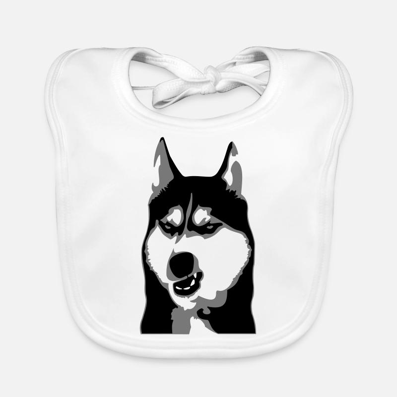 Grumpy Dog - Husky Baby Bio-Lätzchen