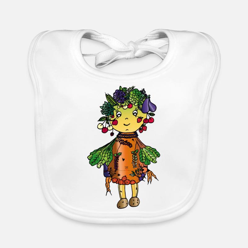 Regional vegetables Organic Baby Bibs