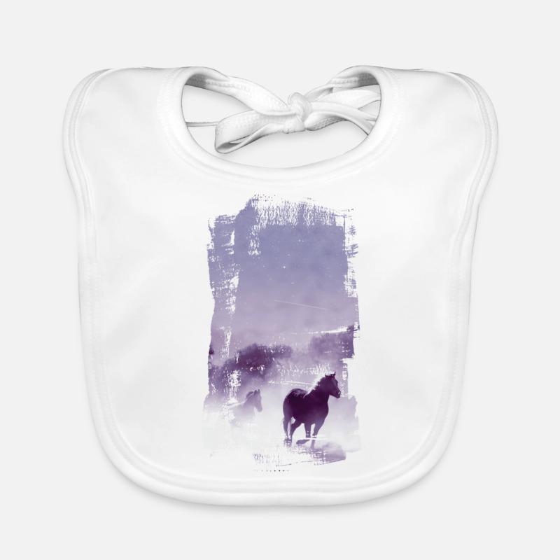 cheval Bavoir bio Bébé