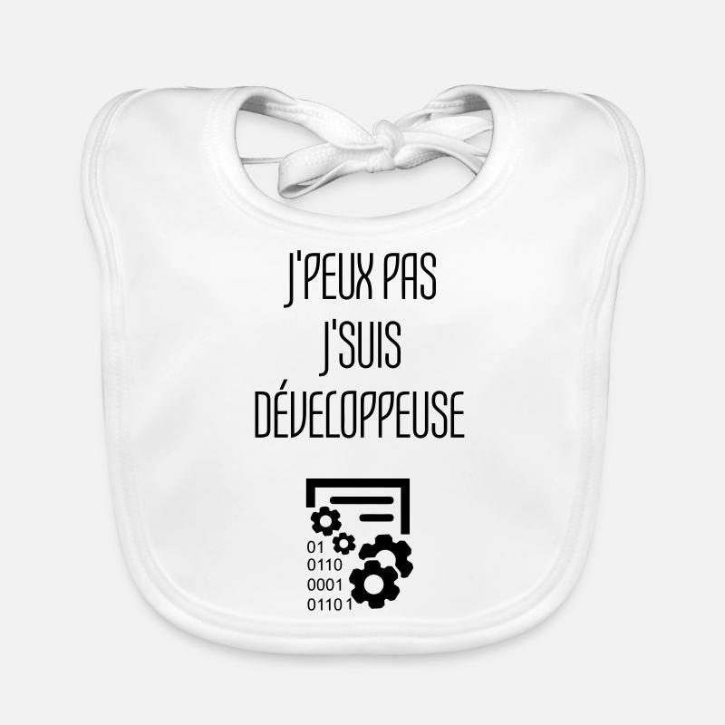 Entwickler / Informatiker / Programmierer / Baby Bio-Lätzchen