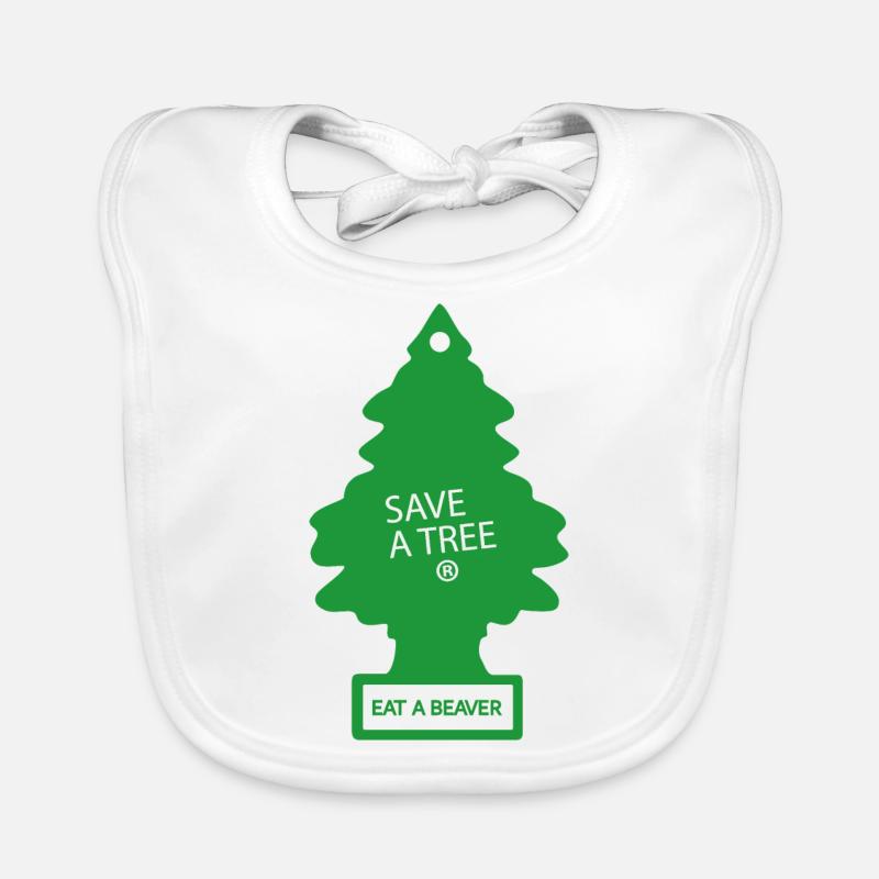 Speichern Sie einen Baum Baby Bio-Lätzchen