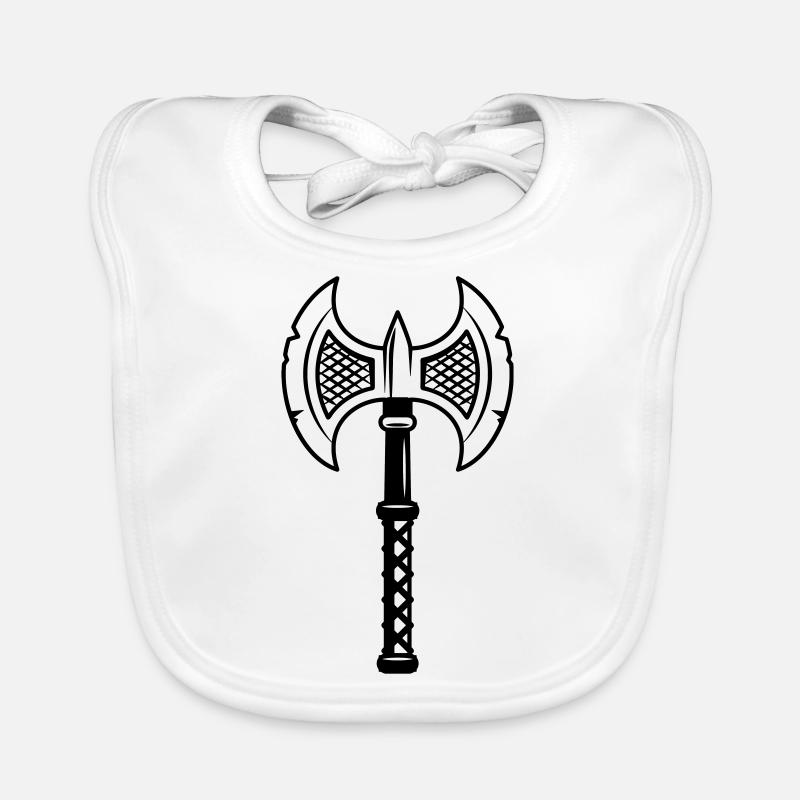viking hache Bavoir bio Bébé