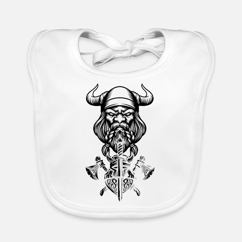 Celtic Ireland Viking Celtic Knot Pattern Tree Organic Baby Bibs