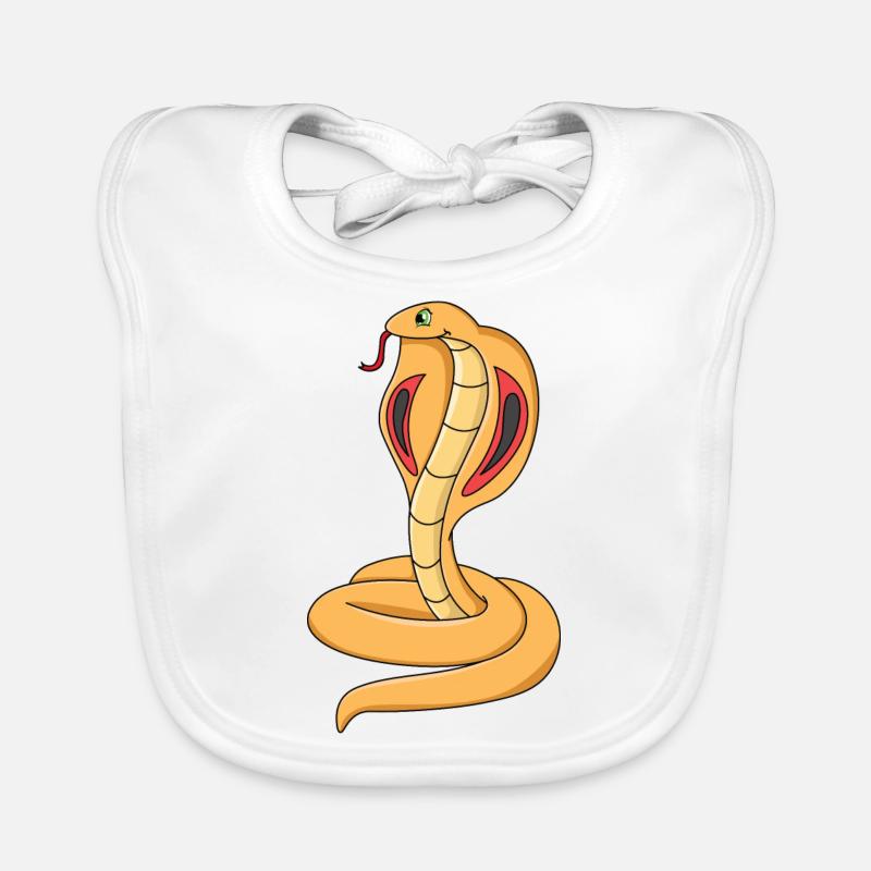 Cobra Snake Organic Baby Bibs