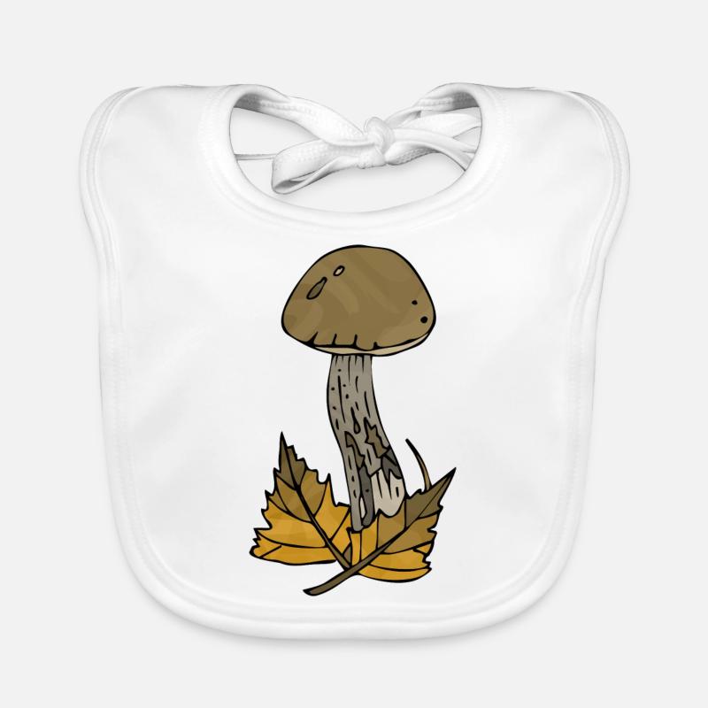 Champignon Bavoir bio Bébé
