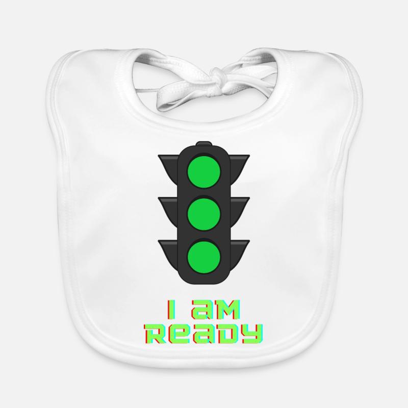 I au feu de circulation Ready Bavoir bio Bébé