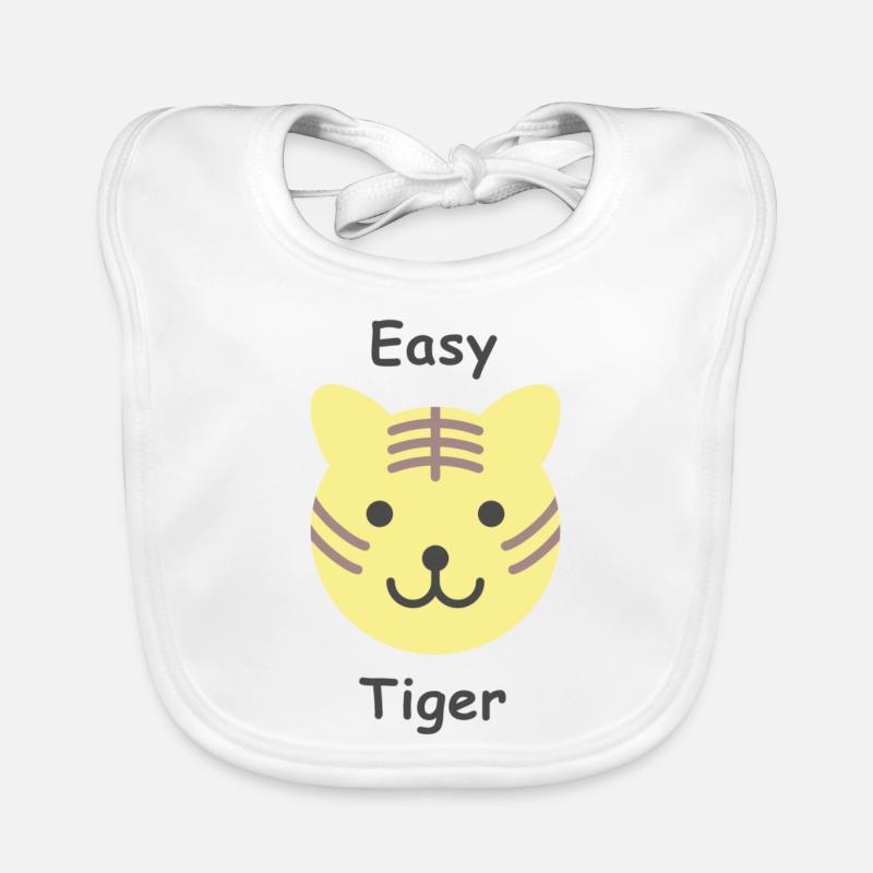 Easy Tiger Dark Bavoir bio Bébé