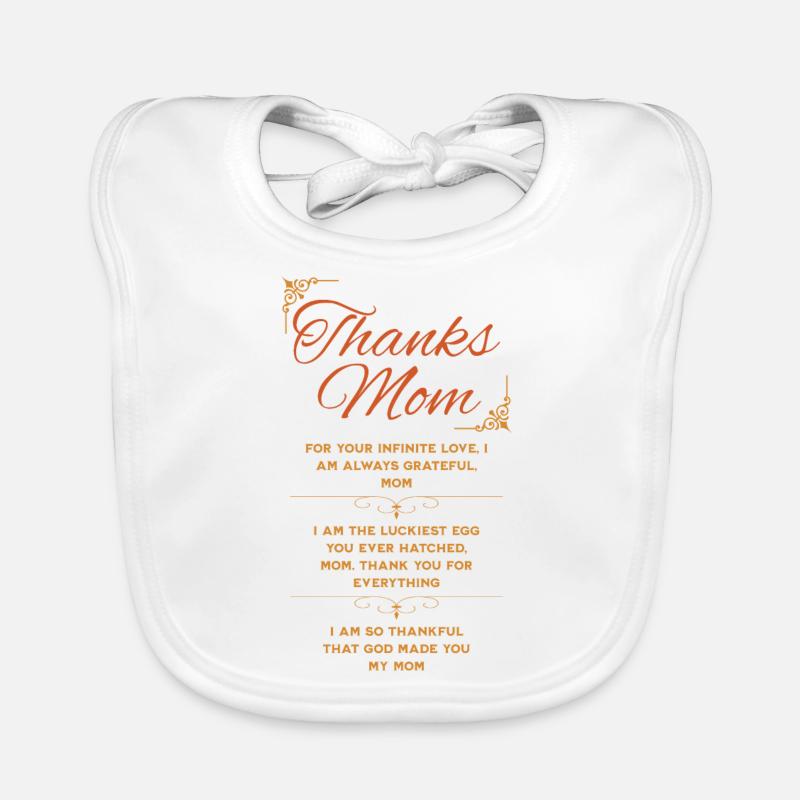 Danke Mama - Geschenk Baby Bio-Lätzchen