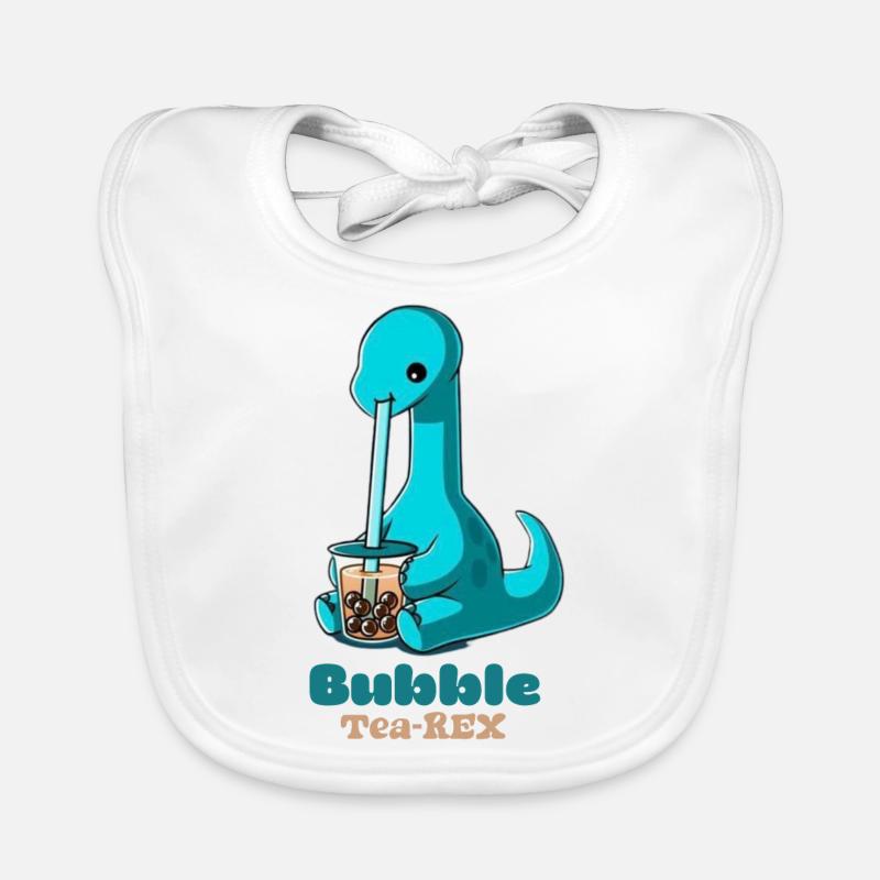 Bubble Tea-Rex Baby Bio-Lätzchen