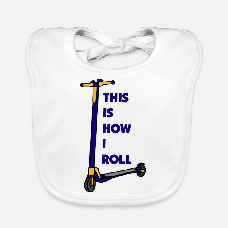 E-Scooter Roller Scooter Organic Baby Bibs