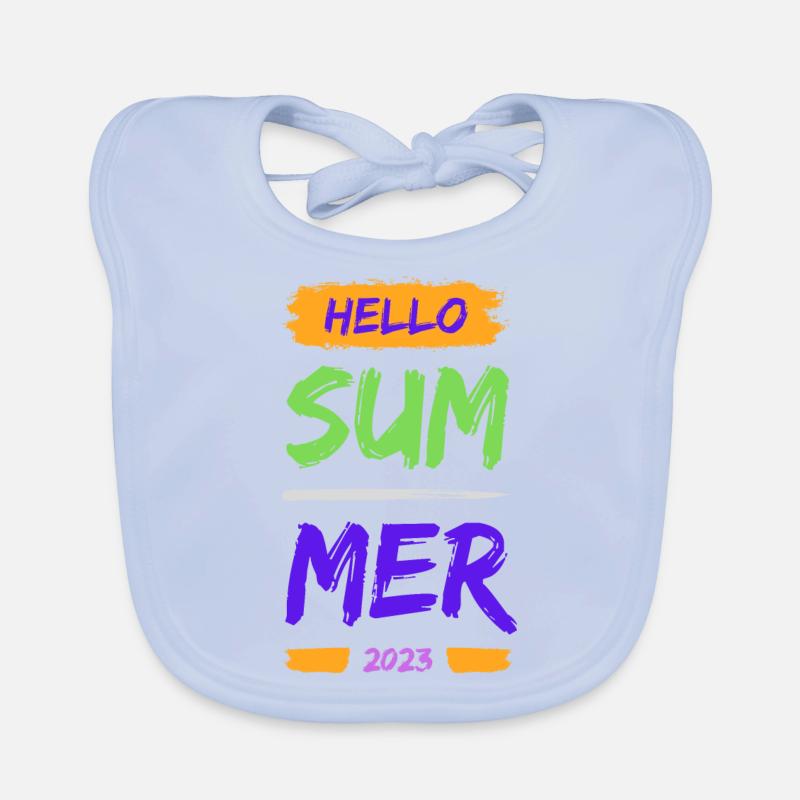 Hello Summer Baby Bio-Lätzchen