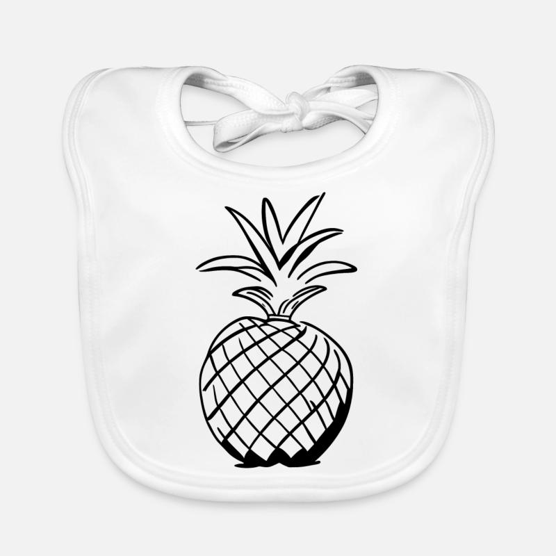Ananas Baby Bio-Lätzchen