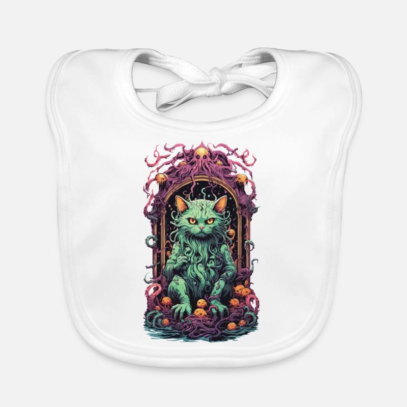 Démons occultes chat gothique Underworld Design Bavoir bio Bébé